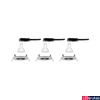 Kép 5/5 - Paulmann 92983 Nova fürdőszobai beépíthető lámpa, kerek, 3db-os szett, fix, 3-step-dimming, szálcsiszolt, 3x GU10 foglalat, 450 lm, IP44