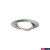Kép 6/6 - Paulmann 93399 beépíthető lámpa, 90 mmx90 mm, kerek, spotkeret, 10db-os szett, billenthető, szálcsiszolt, GU10 foglalat, IP20