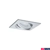 Kép 5/5 - Paulmann 93474 Nova fürdőszobai beépíthető lámpa, 84 mmx84 mm, négyzet, 3db-os szett, billenthető, 3-step-dimming, alumínium, 2700K melegfehér, 3x GU10 foglalat, 460 lm, IP23