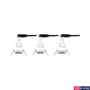 Kép 5/5 - Paulmann 93478 Nova fürdőszobai beépíthető lámpa, 78 mmx78 mm, kerek, 3db-os szett, fix, 3-step-dimming, fehér, 2700K melegfehér, 3x GU10 foglalat, 460 lm, IP44