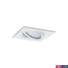 Kép 6/6 - Paulmann 93678 beépíthető lámpa, 84 mmx84 mm, négyzet, 3db-os szett, billenthető, fényerőszabályozható, fehér, 2700K melegfehér, 3x Coin foglalat, 425 lm, IP23