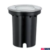 Kép 5/5 - Paulmann 93992 Floor kültéri beépíthető lámpa, 108 mmx108 mm, kerek, talajba süllyeszthető, szálcsiszolt, 3000K melegfehér, GU10 foglalat, 230 lm, IP67