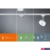 Kép 5/5 - Paulmann 95333 URail Pure II sínes lámpa, 230V, GU10 foglalattal, max 10W, fehér