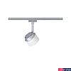 Kép 5/5 - Paulmann 95373 URail Pane sínre szerelhető LED spotlámpa, 7,4W, 635 lm, 2700K melegfehér, kör, fehér/króm