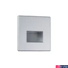 Kép 5/5 - Paulmann 99495 Edge beépíthető lámpa, 80 mmx80 mm, négyzet, króm, 2700K melegfehér, beépített LED, 116 lm, IP20