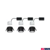 Kép 7/9 - Paulmann 93383 LED Recessed Gil Coin beépíthető lámpa, 68 mmx68 mm, kerek, szálcsiszolt acél, 2700K melegfehér, beépített LED, 1410lm, IP44