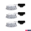 Kép 7/7 - Paulmann 93389 LED Recessed Set swivelling beépíthető lámpa, kerek, króm, 3000K melegfehér, 450 lm, IP20
