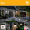 Kép 7/7 - Paulmann 94340 Outdoor solar Kiran kültéri fali lámpa, antracit, 3000K melegfehér, beépített LED, 400 lm, IP44