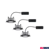Kép 8/8 - Paulmann 99991 LED Recessed luminaire Calla spotlámpa, fekete, 4000K természetes fehér, beépített LED, 680 lm, IP65