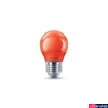 Kép 1/2 - PHILIPS E27 kisgömb P45 LED fényforrás, Piros, 8718696748589