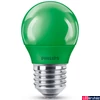 Kép 1/2 - PHILIPS E27 kisgömb P45 LED fényforrás, Zöld, 8718696748640