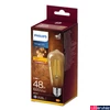 Kép 1/2 - PHILIPS E27 ST64 LED fényforrás, 2500K melegfehér, 5,5 W, 600  lm, CRI 80, 8718699673581