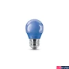 Kép 2/2 - PHILIPS E27 kisgömb P45 LED fényforrás, Kék, 8718696748626