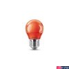 Kép 2/2 - PHILIPS E27 kisgömb P45 LED fényforrás, Piros, 8718696748589