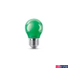 Kép 2/2 - PHILIPS E27 kisgömb P45 LED fényforrás, Zöld, 8718696748640