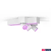 Kép 1/2 - Philips Hue Centris fehér mennyezeti spotlámpa, kereszt, 3 spotfejjel, White and Color Ambiance, beépített LED + 3x6W GU10 LED fényforrás, 2810lm, RGBW 2000-6500K, 5060831P7