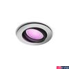 Kép 1/3 - Philips Hue Centura alumínium süllyesztett spotlámpa, kör, White and Color Ambiance, 1x6W, 350lm, RGBW 2000-6500K, 1xGU10 LED fényforrás, 8719514338623
