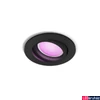 Kép 1/3 - Philips Hue Centura fekete süllyesztett spotlámpa, kör, White and Color Ambiance, 1x6W, 350lm, RGBW 2000-6500K, 1xGU10 LED fényforrás, 8719514342927