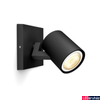 Kép 1/3 - Philips Hue Runner fekete fali spotlámpa bővítő, 1 spotfejjel, White Ambiance, 1x5,5W, 350lm, 2200-6500K változtatható fehér, 1xGU10 LED fényforrás, 8719514338364