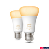 Kép 1/3 - Philips Hue White Ambiance E27 LED fényforrás dupla csomag, 2xE27, 6W, 830lm, 2200-6500K változtatható fehér, 8719514328242