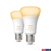 Kép 1/3 - Philips Hue White Ambiance E27 LED fényforrás dupla csomag, 2xE27, 8W, 1100lm, 2200-6500K változtatható fehér, 8719514291256