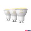 Kép 1/4 - Philips Hue White Ambiance GU10 LED spot hármas csomag, 3xGU10, 5W, 350lm, 2200-6500K változtatható fehér, 8719514342804