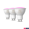 Kép 1/4 - Philips Hue White and Color Ambiance GU10 LED spot hármas csomag, 3xGU10, 5W, 350lm, RGBW 2000-6500K, 8719514342767
