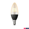 Kép 1/3 - Philips Hue White E14 LED gyertya filament vintage fényforrás, 4,5W, 300lm, 2100K ultra-melegfehér, 8719514302235
