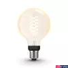 Kép 1/2 - Philips Hue White G93 E27 nagygömb LED filament vintage fényforrás, 7W, 550lm, 2100K ultra-melegfehér, 8718699688882