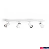 Kép 1/3 - Philips Paisley fehér mennyezeti szpotlámpa, GU10 foglalattal, max. 4x10W, 5057431PN