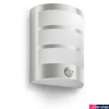 Kép 1/3 - Philips Python IR kültéri falra szerelhető LED lámpa, inox, 1x6W, 2700K melegfehér, 173244716