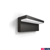 Kép 2/3 - Philips Bustan antracit kültéri fali LED lámpa, beépített LED, 2x4,5W, IP44, 1648393P0