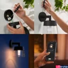 Kép 2/3 - Philips Hue Attract kültéri fekete fali lámpa, White and Color Ambiance, 8W, 600lm, RGBW 2000-6500K, IP44, 1746130P7