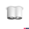 Kép 2/4 - Philips Hue Pillar fehér mennyezeti dupla spotlámpa, billenthető spotfejjel, White Ambiance, 2x5,5W, 700lm, 2200-6500K változtatható fehér, 2xGU10 LED fényforrás + DimSwitch, 8719514338463