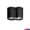 Kép 2/4 - Philips Hue Pillar fekete mennyezeti dupla spotlámpa, billenthető spotfejjel, White Ambiance, 2x5,5W, 700lm, 2200-6500K változtatható fehér, 2xGU10 LED fényforrás + DimSwitch, 8719514338425