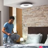 Kép 2/3 - Philips Hue Still fehér mennyezeti LED lámpa, White Ambiance, 22,5W, 2500lm, 2200-6500K változtatható fehér + DimSwitch, 8719514341371