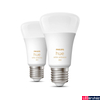 Kép 2/3 - Philips Hue White Ambiance E27 LED fényforrás dupla csomag, 2xE27, 6W, 830lm, 2200-6500K változtatható fehér, 8719514328242
