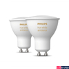 Kép 2/4 - Philips Hue White Ambiance GU10 LED spot dupla csomag, 2xGU10, 5W, 350lm, 2200-6500K változtatható fehér, 8719514340121