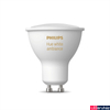 Kép 2/4 - Philips Hue White Ambiance GU10 LED spot fényforrás, 5W, 350lm, 2200-6500K változtatható fehér, 8719514339903