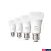 Kép 2/3 - Philips Hue White and Color Ambiance E27 LED fényforrás négyes csomag, 4xE27, 6,5W, 830lm, RGBW 2000-6500K, 8719514328402