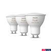 Kép 2/4 - Philips Hue White and Color Ambiance GU10 LED spot hármas csomag, 3xGU10, 5W, 350lm, RGBW 2000-6500K, 8719514342767