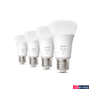 Kép 2/3 - Philips Hue White E27 LED fényforrás négyes csomag, 4xE27, 9W, 806lm, 2700K melegfehér, 8719514319141