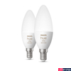 Kép 3/6 - Philips Hue White and Color Ambiance E14 LED gyertya dupla csomag, RGBW, 2x6W, 2x470lm, Bluetooth+Zigbee, 8719514356719
