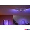 Kép 3/3 - Philips Hue Argenta fehér mennyezeti spotlámpa, 3 spotfejjel, White and Color Ambiance, 3x6W, 1050lm, RGBW 2000-6500K, 3xGU10 LED fényforrás, 5062331P7