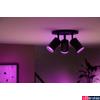 Kép 3/3 - Philips Hue Fugato fekete mennyezeti spotlámpa, 3 spotfejjel, White and Color Ambiance, 3x6W, 1050lm, RGBW 2000-6500K, 3xGU10 LED fényforrás, 5063330P7