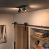 Kép 4/4 - Philips Hue Runner fekete fali/mennyezeti spotlámpa, 2 spotfejjel, White Ambiance, 2x5W, 700lm, 2200-6500K változtatható fehér, 2xGU10 LED fényforrás + DimSwitch, 8719514338166