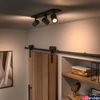 Kép 4/4 - Philips Hue Runner fekete fali/mennyezeti spotlámpa, 3 spotfejjel, White Ambiance, 3x5W, 1050lm, 2200-6500K változtatható fehér, 3xGU10 LED fényforrás + DimSwitch, 8719514338401