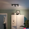 Kép 2/2 - Philips Kosipo fekete mennyezeti LED szpotlámpa, GU10 foglalattal, max. 3x10W, 5059330PN