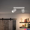 Kép 3/3 - Philips Pongee fehér mennyezeti szpotlámpa, GU10 foglalattal, max. 2x10W, 5058231PN