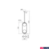 Kép 2/2 - Függeszték, arany, E27, Redo Smarterlight Niva 01-2626